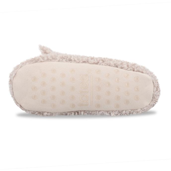 totes toasties® Ladies Novelty Footsies Oat Extra Image 6